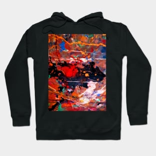 Perception in Red By Avril Thomas - Adelaide Artist Hoodie